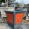 Chậu xi măng miệng vuông 50