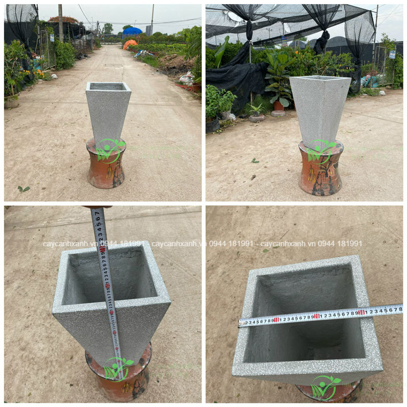 Kích thước: miệng 32cm x cao 50cm
