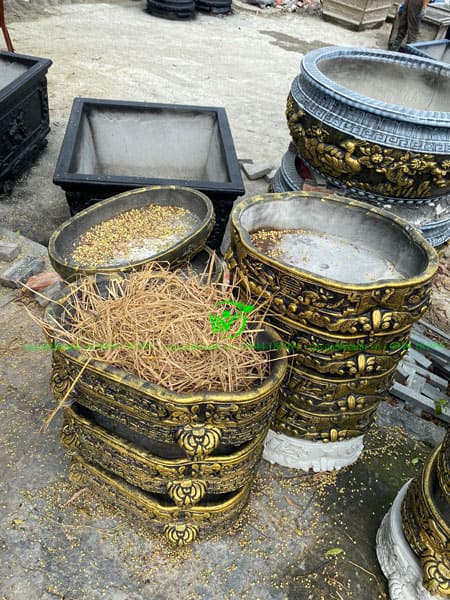 Bán chậu oval trồng cây bonsai