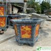 Chậu xi măng lục giác 55